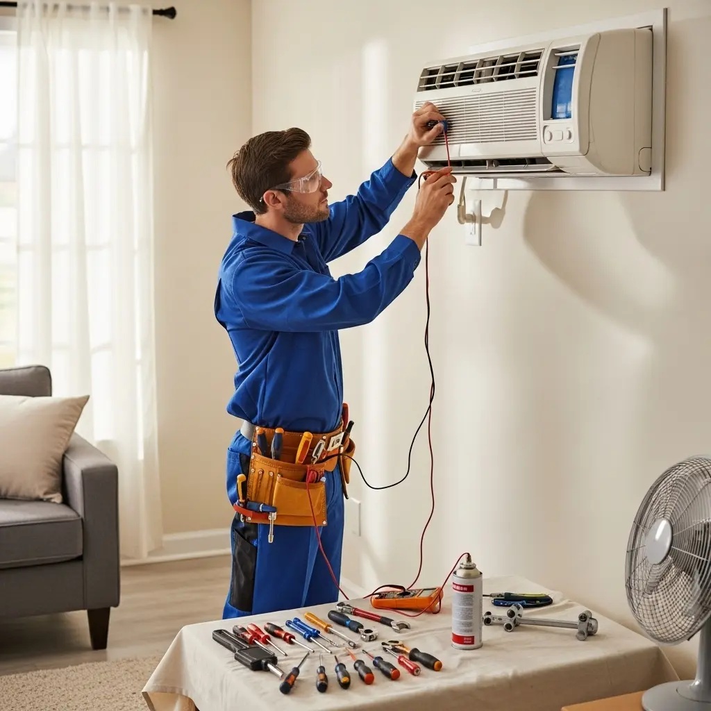 Çankaya Finlux Finlux klima gaz dolumu ve bakım – Enerji verimliliği artırıldı. - Teknik servis örneği